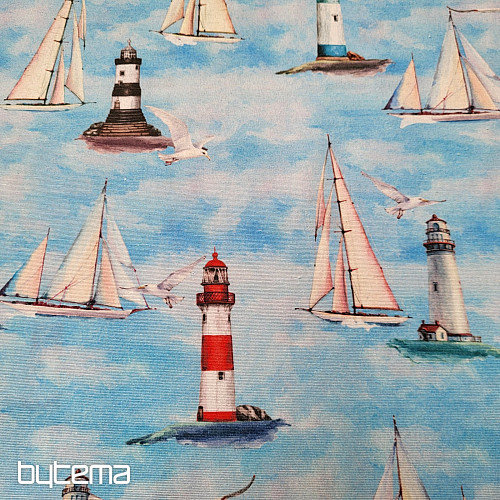 Decorative fabric BERMEO LIGHTHOUSE 101
