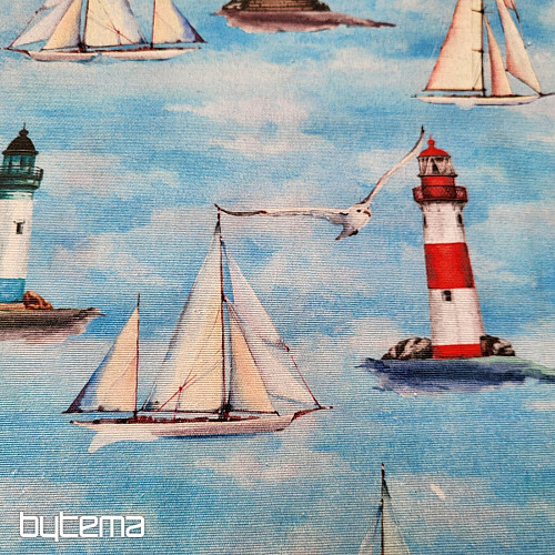 Decorative fabric BERMEO LIGHTHOUSE 101