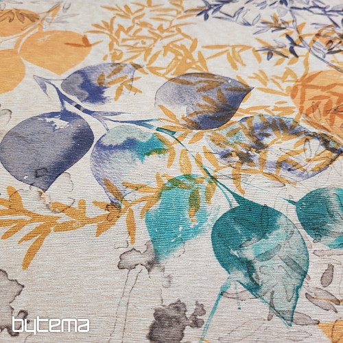 Decorative fabric GAIA leaves 601