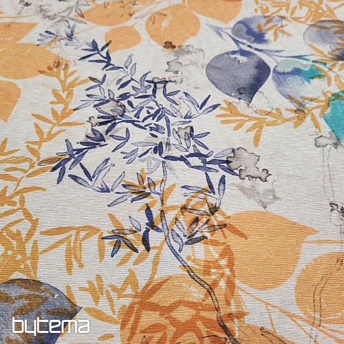 Decorative fabric GAIA leaves 601