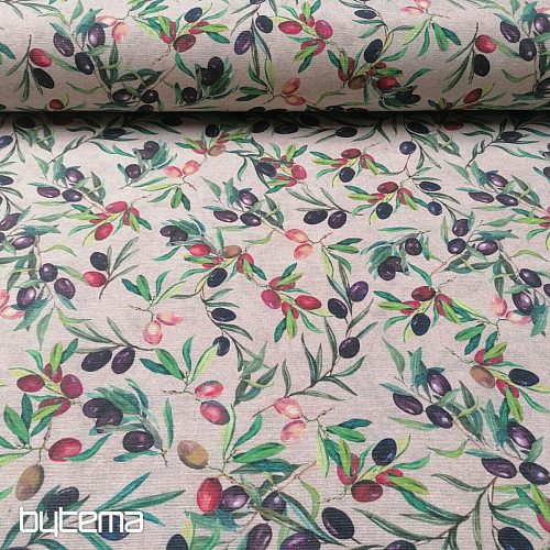 Decorative fabric VERCORS OLIVE