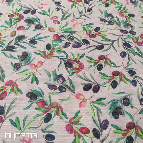 Decorative fabric VERCORS OLIVE