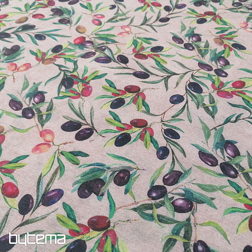 Decorative fabric VERCORS OLIVE