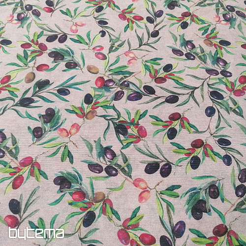 Decorative fabric VERCORS OLIVE