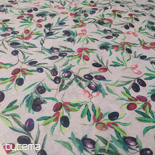 Decorative fabric VERCORS OLIVE