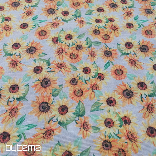 Decorative fabric SUNFLOWER ROSANS