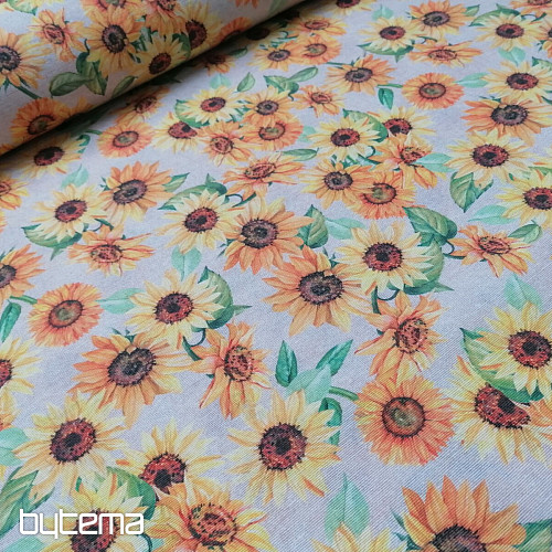 Decorative fabric SUNFLOWER ROSANS