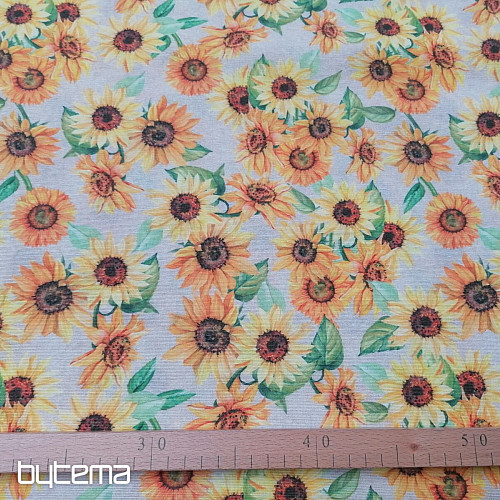 Decorative fabric SUNFLOWER ROSANS