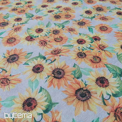 Decorative fabric SUNFLOWER ROSANS