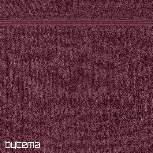Luxury towel and bath towel MANHATTAN GOLD 291 burgundy