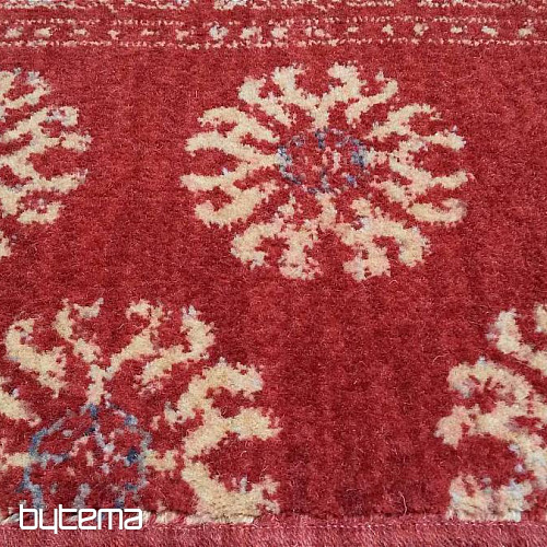 Luxurious woolen carpet DJOBIE PATCH red