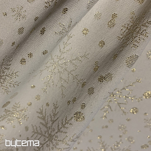 Christmas table setting FLAKES AND GOLD
