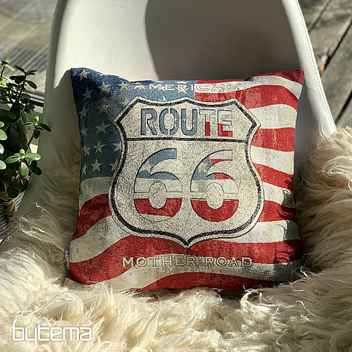 Tapestry pillow-case ROUTE 66