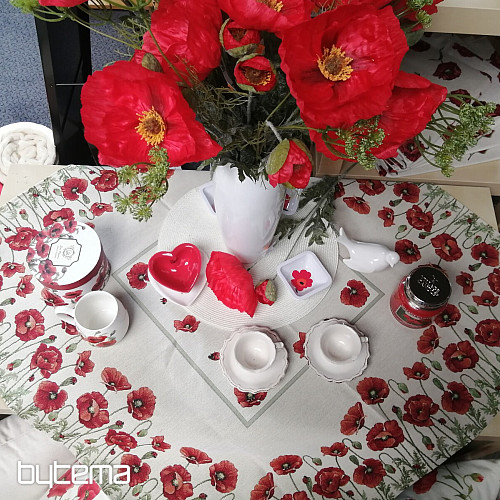 Tapestry cushion cover POPPIES