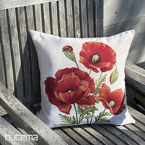 Tapestry cushion cover POPPIES