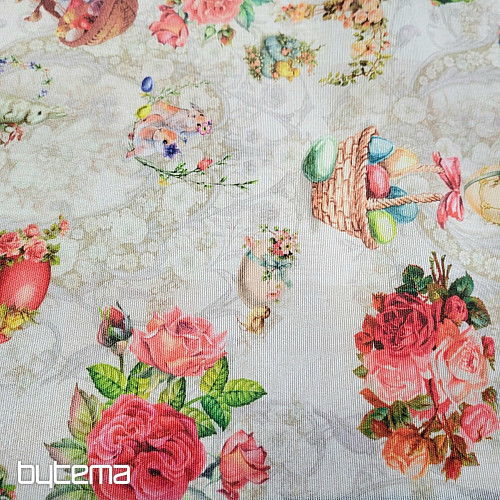 Decorative fabric EASTER ROMANCE