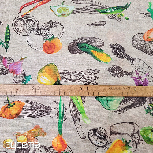 Decorative fabric VEGETABLES