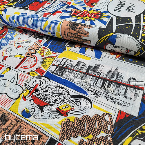 Decorative fabric KOMIKS ROY