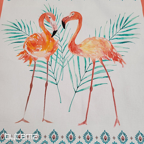 Towel retro design FLAMINGO