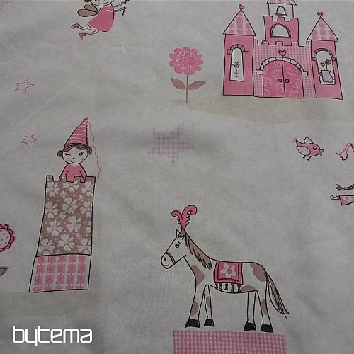 Chrildren Curtain Princess with a Castle