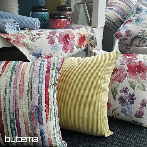 Tapestry cushion cover PASTEL FLOWERS