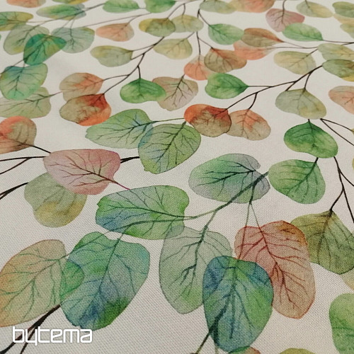 Decorative fabric AUTUMN III green