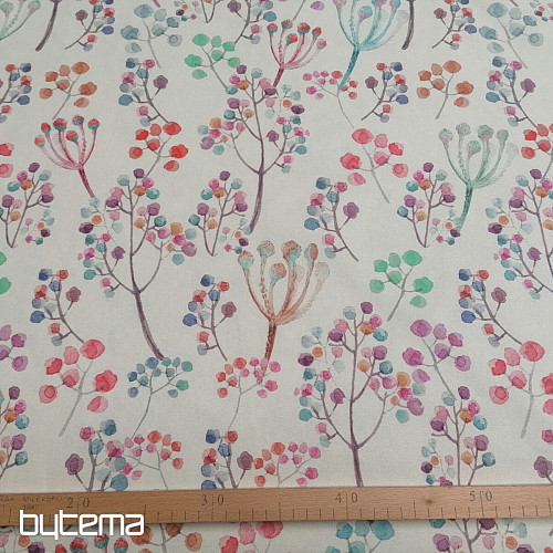 Decorative fabric MEADOW pink