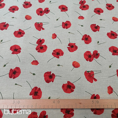 Decorative fabric POPPY