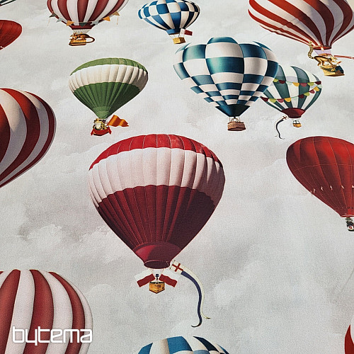 Cotton fabric BALLOONS montgofeire