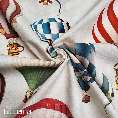 Cotton fabric BALLOONS montgofeire