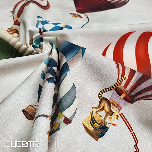 Cotton fabric BALLOONS montgofeire