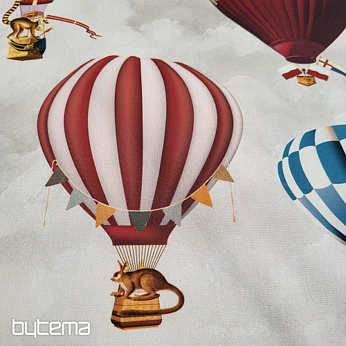 Cotton fabric BALLOONS montgofeire