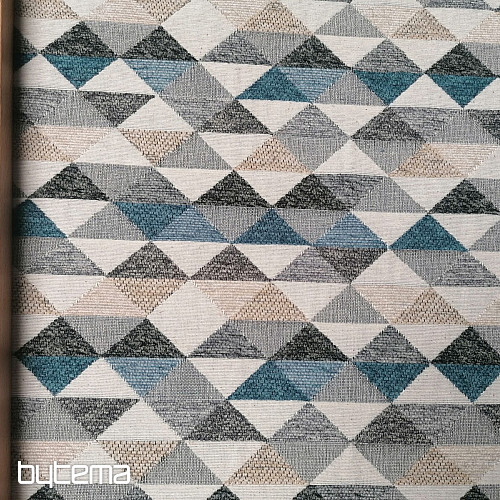 Upholstery Fabric  LUSA triangl kerosene