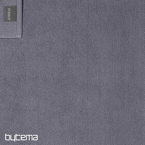 BOSTON cotton bath mats dark grey 072