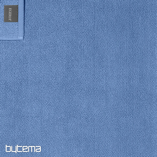 Cotton bath mat BOSTON blue 341