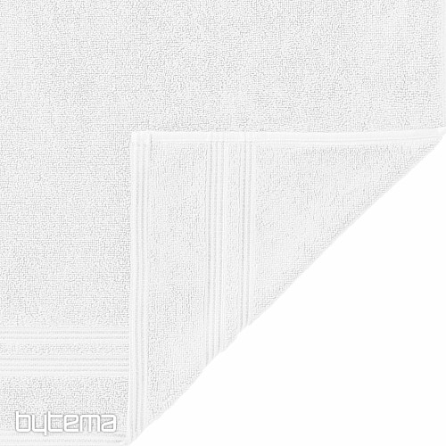 Luxury towel and bath towel MANHATTAN GOLD 001 white