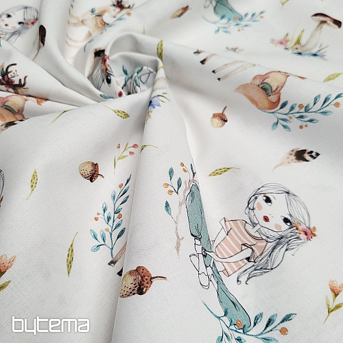 Cotton fabric EMA IN THE FOREST