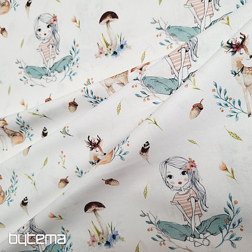 Cotton fabric EMA IN THE FOREST