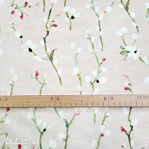 Decorative fabric Twigs NOA pink