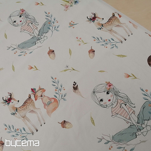 Children's decorative fabric GIRL