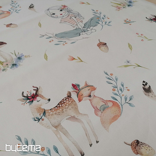 Children's decorative fabric GIRL