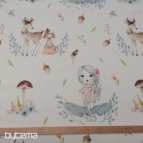 Children's decorative fabric GIRL