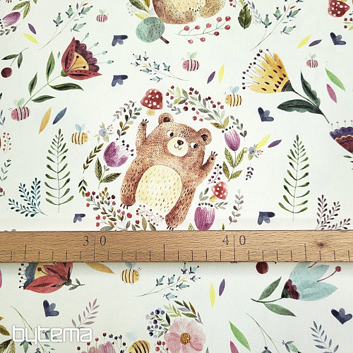 Children&#39;s decorative fabric BEAR