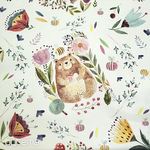 Children&#39;s decorative fabric BEAR