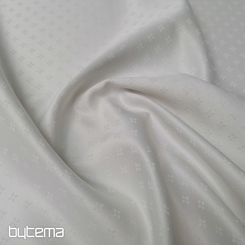 Decorative fabric PATTERN white