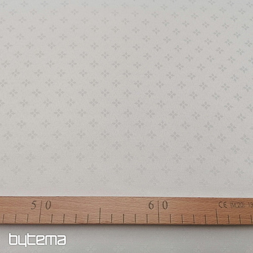 Decorative fabric PATTERN white