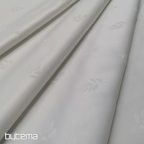 Decorative fabric TICKETS white
