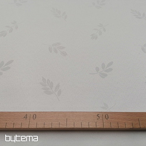 Decorative fabric TICKETS white