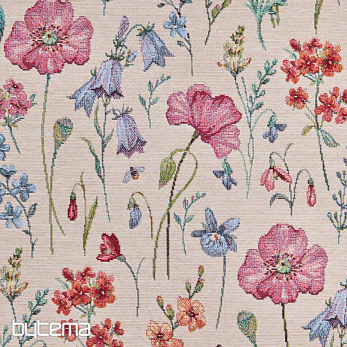Tapestry fabric BLOOMING MEADOW