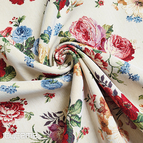 Tapestry fabric ROMANTIC ROSE